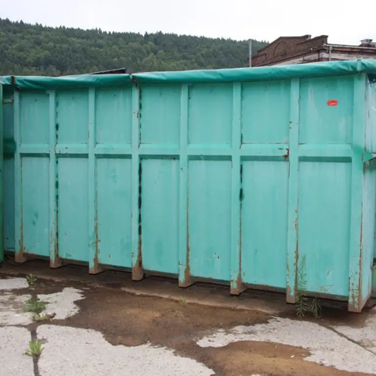 Container with cover E-KOM-BUD 32 m3